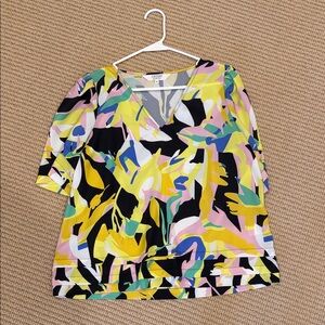 CROSBY by Mollie Burch Vibrant Multicolor Blouse